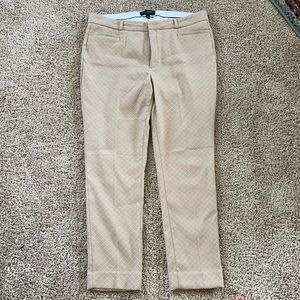 Banana Republic Tan geometric dress pants